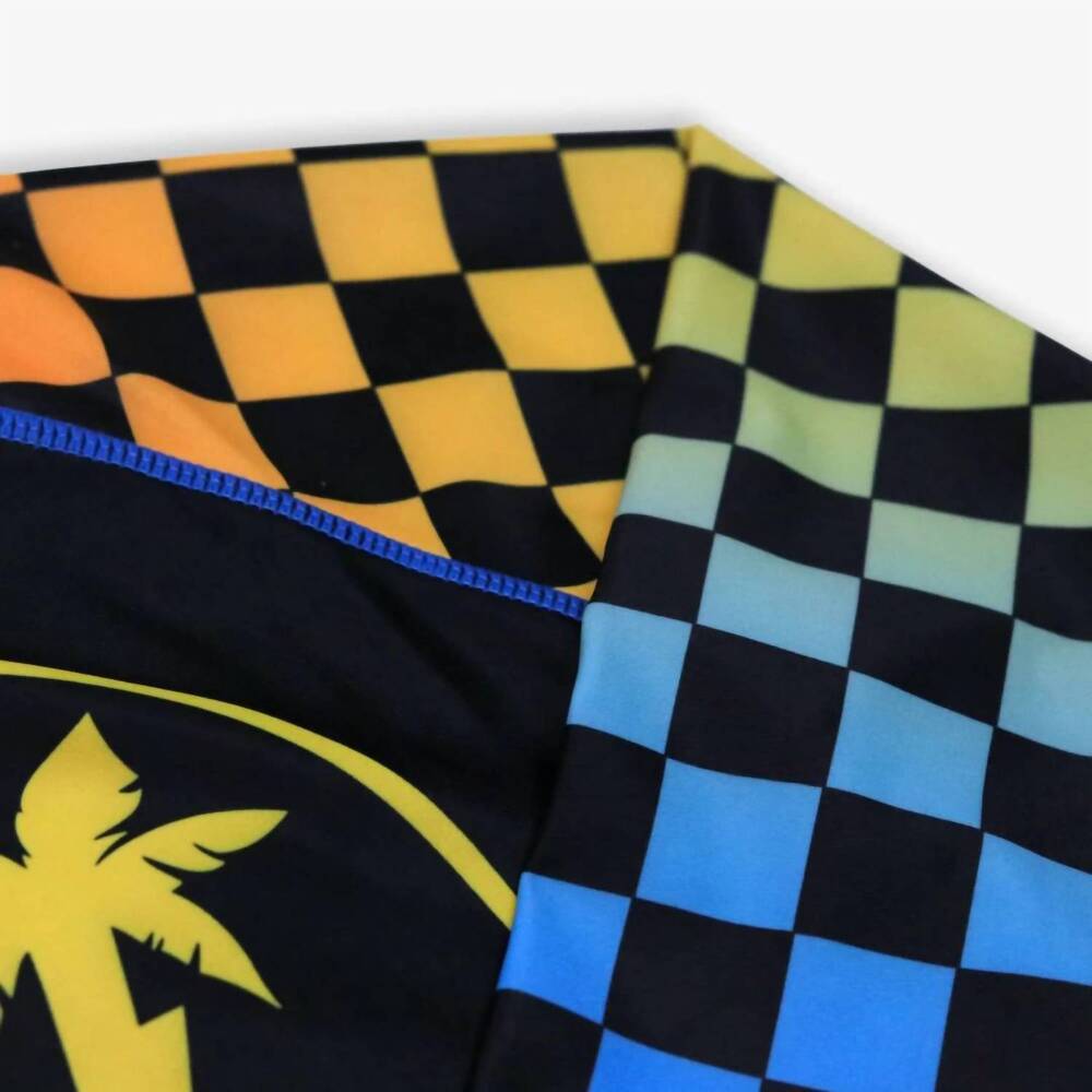 NEW APPAMAN happy surfing rash guard in gradient checkerboard - Picture 6 of 8